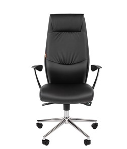 Кресло офисное CHAIRMAN Vista Экокожа премиум черная в Подольске - предосмотр 5