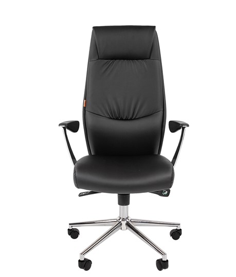 Кресло офисное CHAIRMAN Vista Экокожа премиум черная в Химках - изображение 5