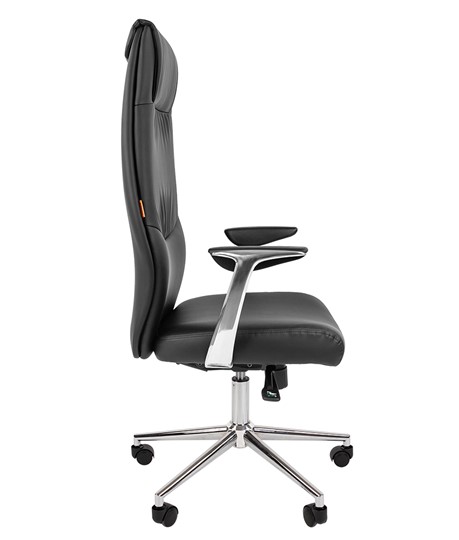Кресло офисное CHAIRMAN Vista Экокожа премиум черная в Подольске - изображение 4