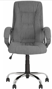Офисное кресло ELLY (CHR68) ткань SORO-93, серая в Химках