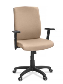Офисное кресло Alfa A/MK/1D, ткань Bahama / бежевая в Химках