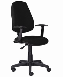 Офисное кресло Brabix Comfort MG-321, регулируемая эргономичная спинка, ткань, черное в Москве - предосмотр