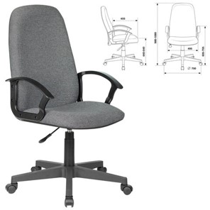 Офисное кресло Brabix Element EX-289 (ткань, серое) 532093 в Подольске - предосмотр 8