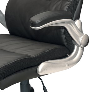 Кресло компьютерное BRABIX "Fregat EX-510", рециклированная кожа, черное, 530863 в Подольске - предосмотр 5