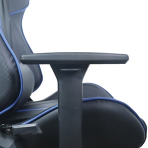 Кресло офисное BRABIX "GT Carbon GM-120", две подушки, экокожа, черное/синее, 531930 в Москве - предосмотр 13