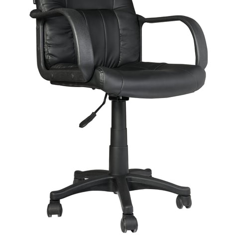Компьютерное кресло BRABIX "Hit MG-300", с подлокотниками, экокожа, черное, 530864 в Москве - изображение 4