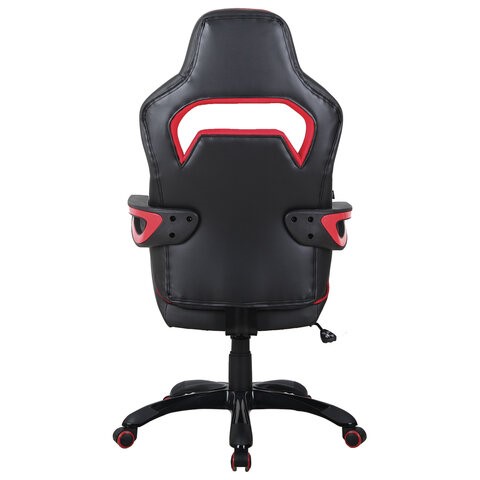 Офисное кресло Brabix Nitro GM-001 (ткань, экокожа, черное, вставки красные) 531816 в Москве - изображение 5