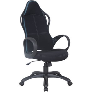 Офисное кресло Brabix Premium Force EX-516 (ткань, черное/вставки синие) 531572 в Одинцово