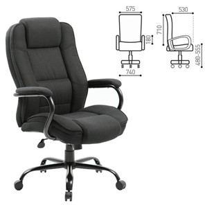 Компьютерное кресло Brabix Premium Heavy Duty HD-002 (ткань) 531830 в Одинцово - предосмотр 1