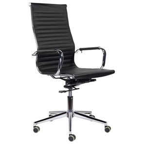 Кресло офисное BRABIX PREMIUM "Intense EX-531", экокожа, хром, черное, 532540 в Химках
