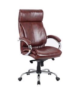 Офисное кресло CHAIRMAN 423 Экокожа коричневая в Подольске