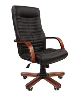 Офисное кресло CHAIRMAN 480 WD, экокожа, цвет черный в Одинцово