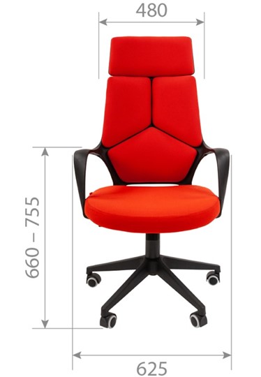 Кресло CHAIRMAN 525, серое в Подольске - изображение 1
