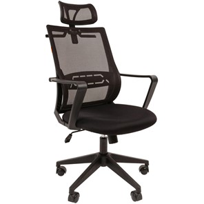 Компьютерное кресло CHAIRMAN 545 сетка/ткань черный в Подольске