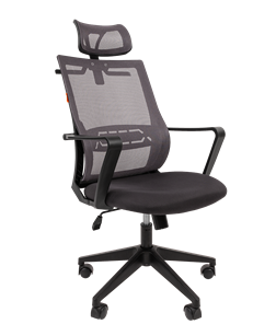 Офисное кресло CHAIRMAN 545 сетка/ткань серый в Химках