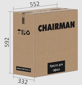 Офисное кресло CHAIRMAN 651 ЭКО черное в Подольске - предосмотр 4
