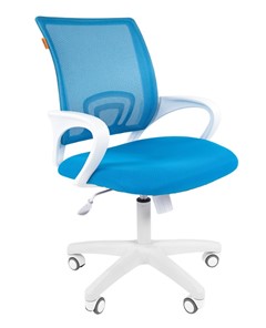 Кресло CHAIRMAN 696 white, tw12-tw04 голубой в Одинцово