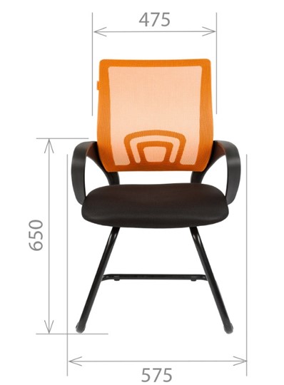 Кресло офисное CHAIRMAN 696V, TW-01, цвет черный в Одинцово - изображение 2