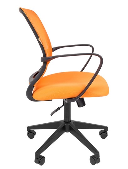 Офисное кресло CHAIRMAN 698 black TW, ткань, цвет оранжевый в Подольске - изображение 2