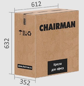 Офисное кресло CHAIRMAN 698 black TW, ткань, цвет оранжевый в Подольске - изображение 5