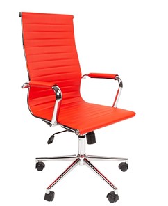 Кресло компьютерное CHAIRMAN 755, красное в Одинцово