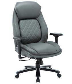 Офисное кресло CHAIRMAN CH403, серый, эко кожа в Химках