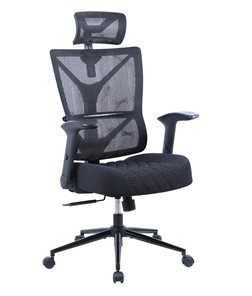 Офисное кресло CHAIRMAN CH566 сетчатый акрил черный / полиэстер черный в Химках
