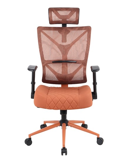 Компьютерное кресло CHAIRMAN CH566 сетчатый акрил оранжевый / полиэстер оранжевый в Москве - изображение 1