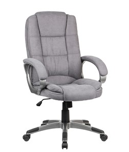 Кресло офисное CHAIRMAN CH667 велюр серый в Химках