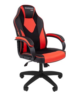 Кресло офисное CHAIRMAN GAME 17, цвет черный / красный в Подольске