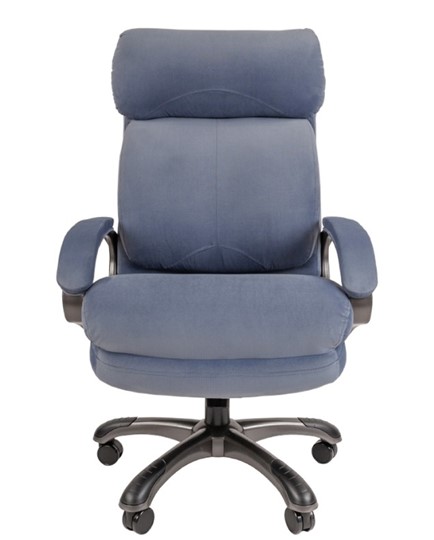 Офисное кресло CHAIRMAN HOME 505, велюр голубое в Одинцово - изображение 3