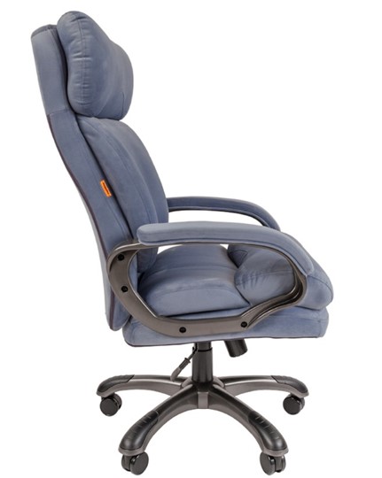Офисное кресло CHAIRMAN HOME 505, велюр голубое в Серпухове - изображение 4