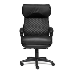 Офисное кресло CHIEF кож/зам/ткань, черный/черный стеганный/черный, 36-6/36-6/11 арт.12851 в Подольске - предосмотр 3