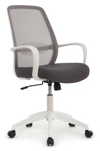 Офисное кресло Design W-207, Белый пластик/серая сетка в Подольске
