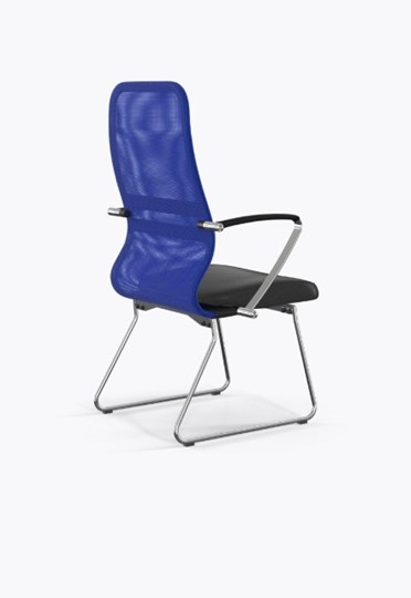 Кресло офисное Ergolife Sit 8 B2-9K - X1+Extra (Синий-Черный) в Серпухове - изображение 1
