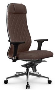 Кресло офисное Мetta L 1m 40M/2D Infinity Easy Clean (MPES) мультиблок, нижняя часть 17839 темно-коричневый в Москве