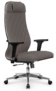 Кресло офисное Мetta L 1m 40M/2D Infinity Easy Clean (MPES) топган, нижняя часть 17834 серый в Москве