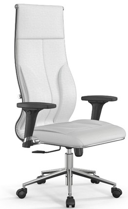 Офисное кресло Мetta L 1m 46/2D Infinity Easy Clean (MPES) топган OMS, нижняя часть 17853 белый в Москве - изображение