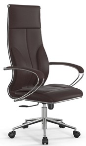 Кресло офисное Мetta L 1m 46/K Infinity Easy Clean топган OMS, нижняя часть 17853 темно-коричневый в Москве