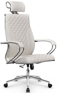 Кресло офисное Metta L 2c 44C/K116 Infinity Easy Clean топган OMS, нижняя часть 17853 белый в Москве