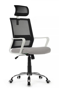 Компьютерное кресло Riva RCH 1029HW, серый/черный в Одинцово
