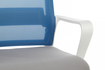Кресло компьютерное RCH 1029MW, серый/синий в Одинцово - предосмотр 5
