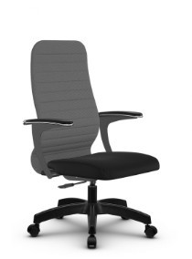 Компьютерное кресло SU-CU160-10P PL серый/черный в Химках