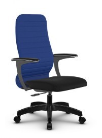Компьютерное кресло SU-CU160-10P PL синий/черный в Химках