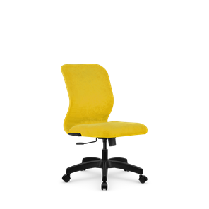 Кресло компьютерное SU-Mr-4/подл.000/осн.001 желтый в Москве
