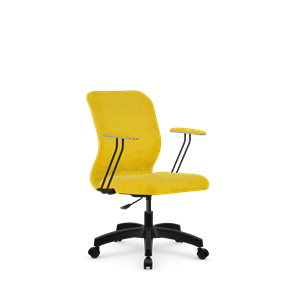 Кресло офисное SU-Mr-4/подл.079/осн.005 желтый в Москве