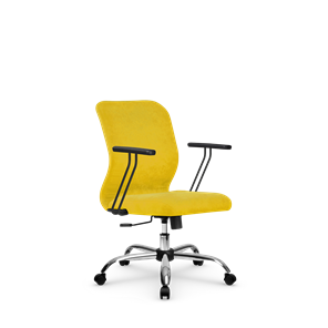 Кресло SU-Mr-4/подл.109/осн.003  желтый в Серпухове