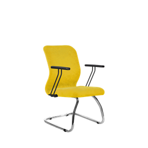 Кресло компьютерное SU-Mr-4/подл.109/осн.007 желтый в Серпухове