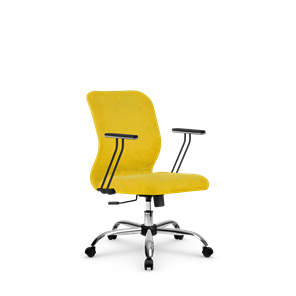 Офисное кресло SU-Mr-4/подл.110/осн.003 желтый в Москве - предосмотр