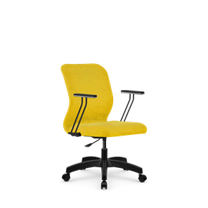 Офисное кресло SU-Mr-4/подл.110/осн.005 желтый в Москве